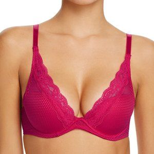 Chantelle Pink Lace Bra